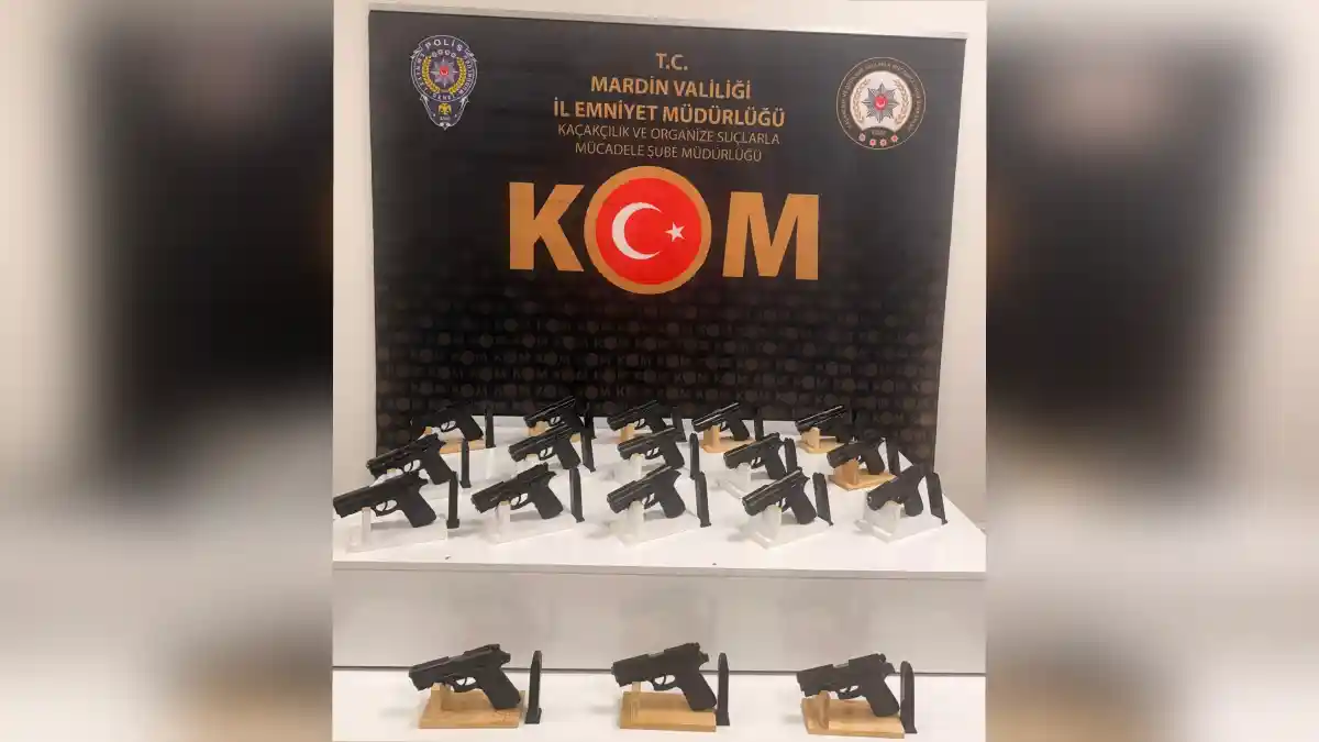 Mardin'de emniyetten silah kaçakçılarına darbe: 1 şüpheli gözaltında