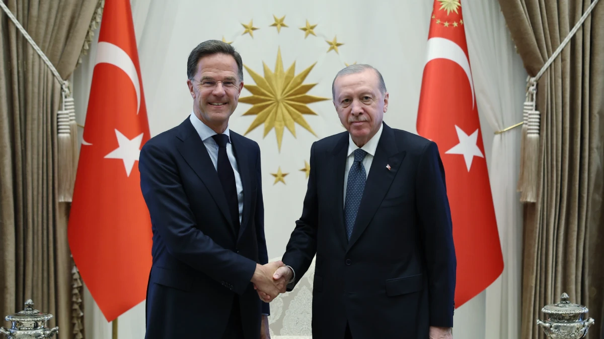 Cumhurbaşkanlığı Külliyesi’nde NATO mesaisi: Erdoğan, Mark Rutte ile bir araya geldi