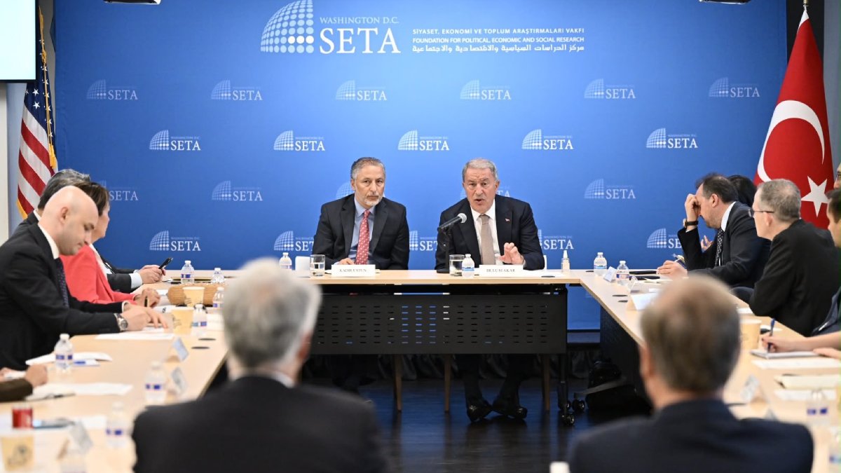 Akar'dan Washington'da SETA teması: Türkiye-ABD ilişkileri ele alındı