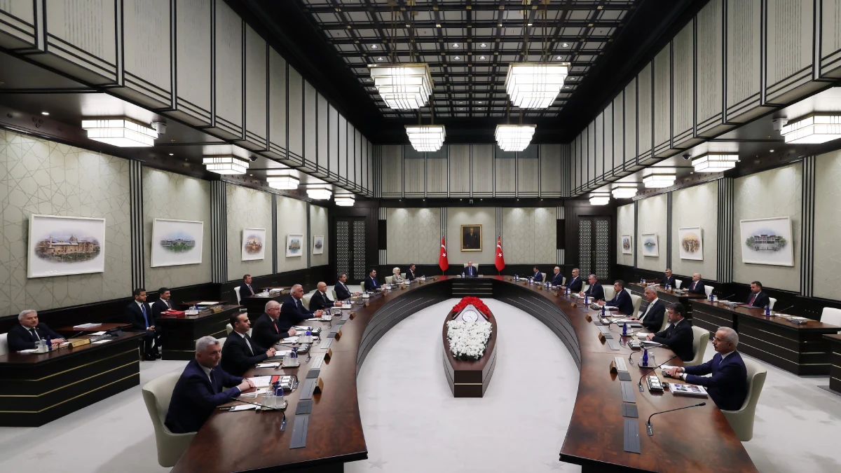 Cumhurbaşkanlığı Kabinesi, Cumhurbaşkanı Erdoğan başkanlığında toplandı