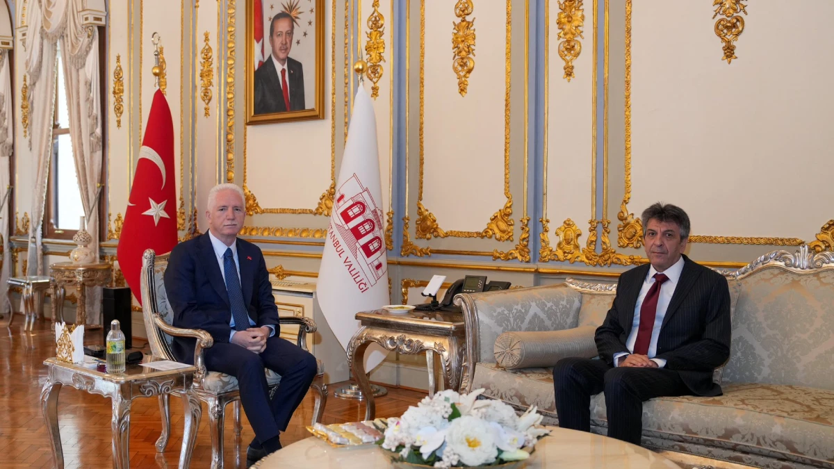 Vali Davut Gül, yeni Vali Yardımcısı Avni Kula’yı kabul etti