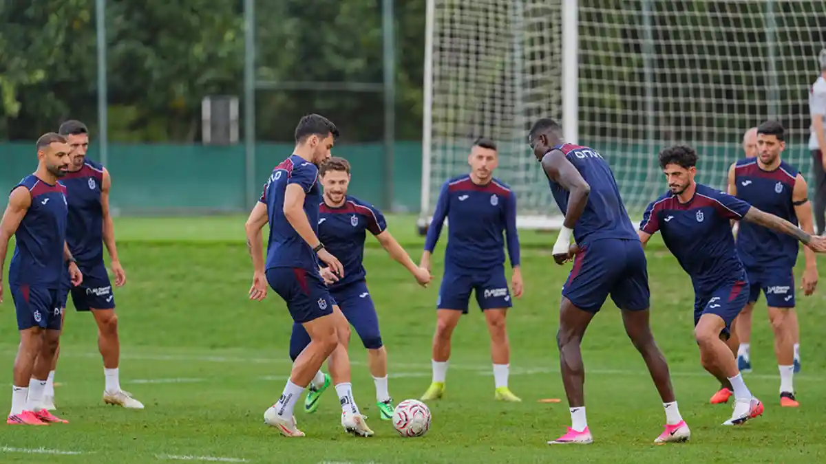 Trabzonspor'da Ferencvaros maçı hazırlıkları sürüyor