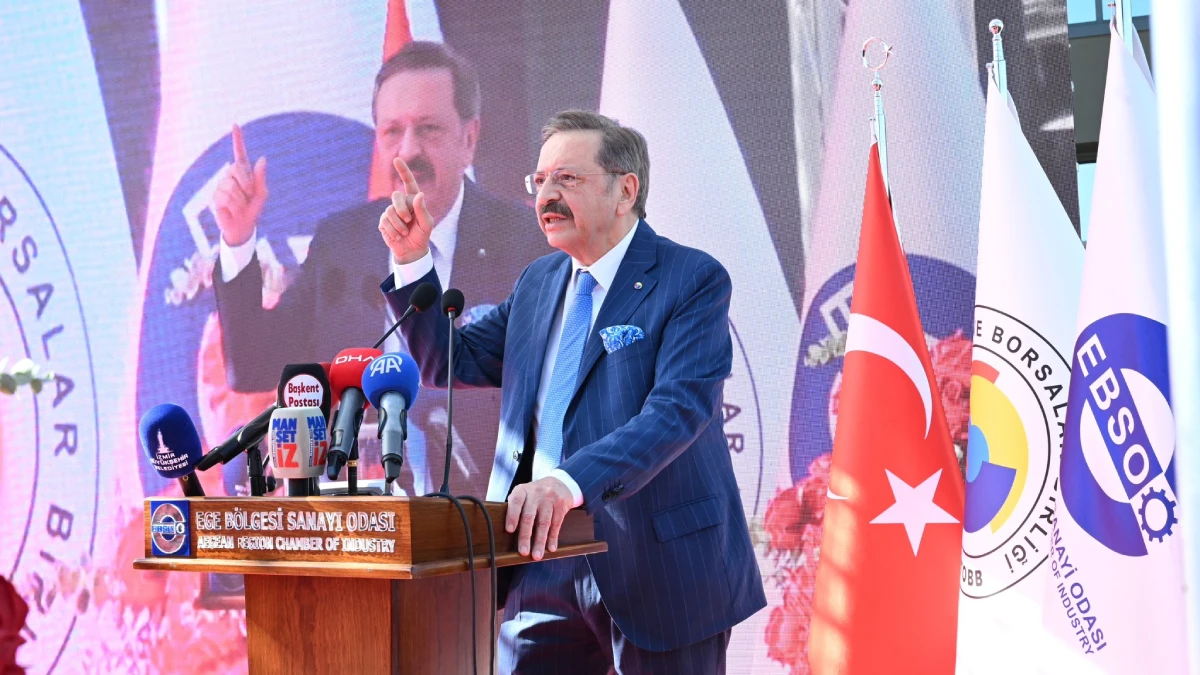 Hisarcıklıoğlu İzmir'de konuştu: 103 AR-GE ve 28 tasarım merkeziyle yıldız şehir