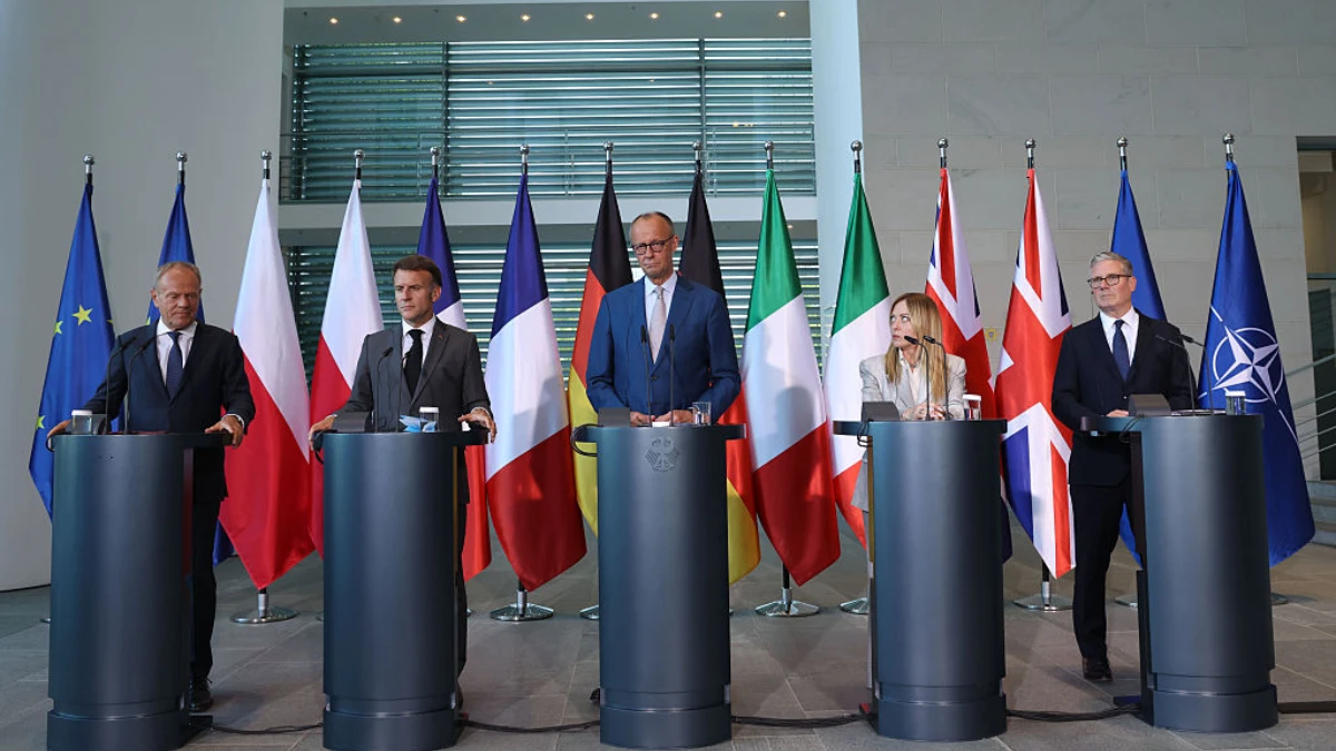 E5 liderlerinden Ukrayna’ya NATO mesajı: "İttifaka daha da yaklaştırıyoruz"