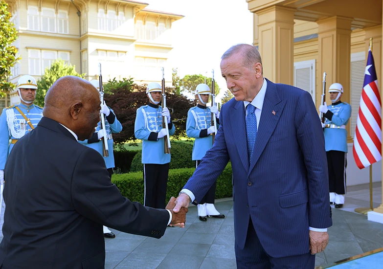 Cumhurbaşkanı Erdoğan, Liberya Cumhurbaşkanı Boakai ile Vahdettin Köşkü’nde görüştü — görsel 3
