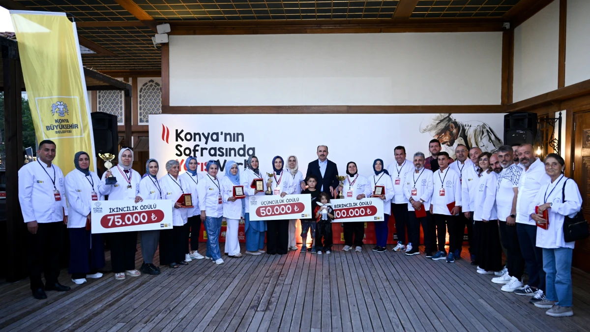 Konya Yöresel Yemek Yarışması'nda il finali heyecanı: Birinci Zeliha Samur oldu