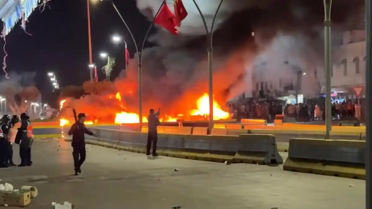 Ceuta'nın ardından Melilla da karıştı: Beni Ansar'da taşlı, gaz bombalı arbede