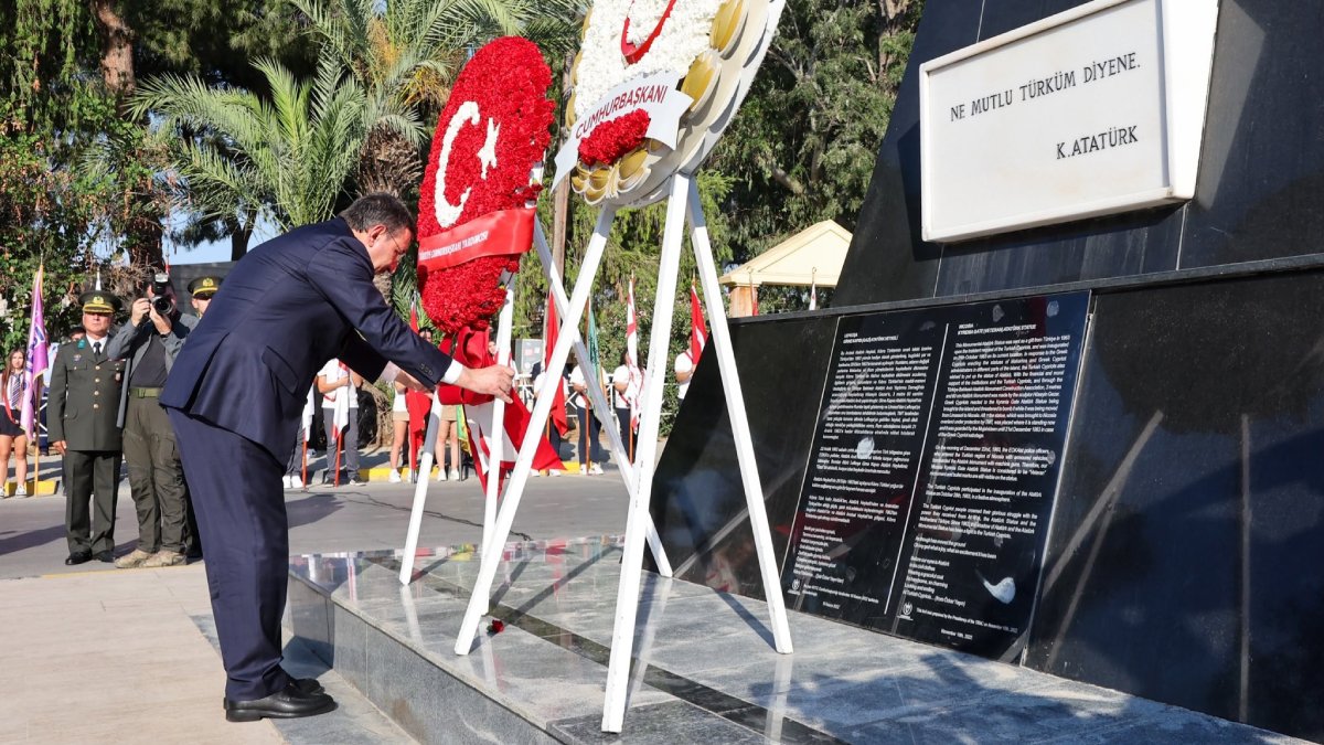 Cumhurbaşkanı Yardımcısı Yılmaz Lefkoşa'daki törenlere katıldı