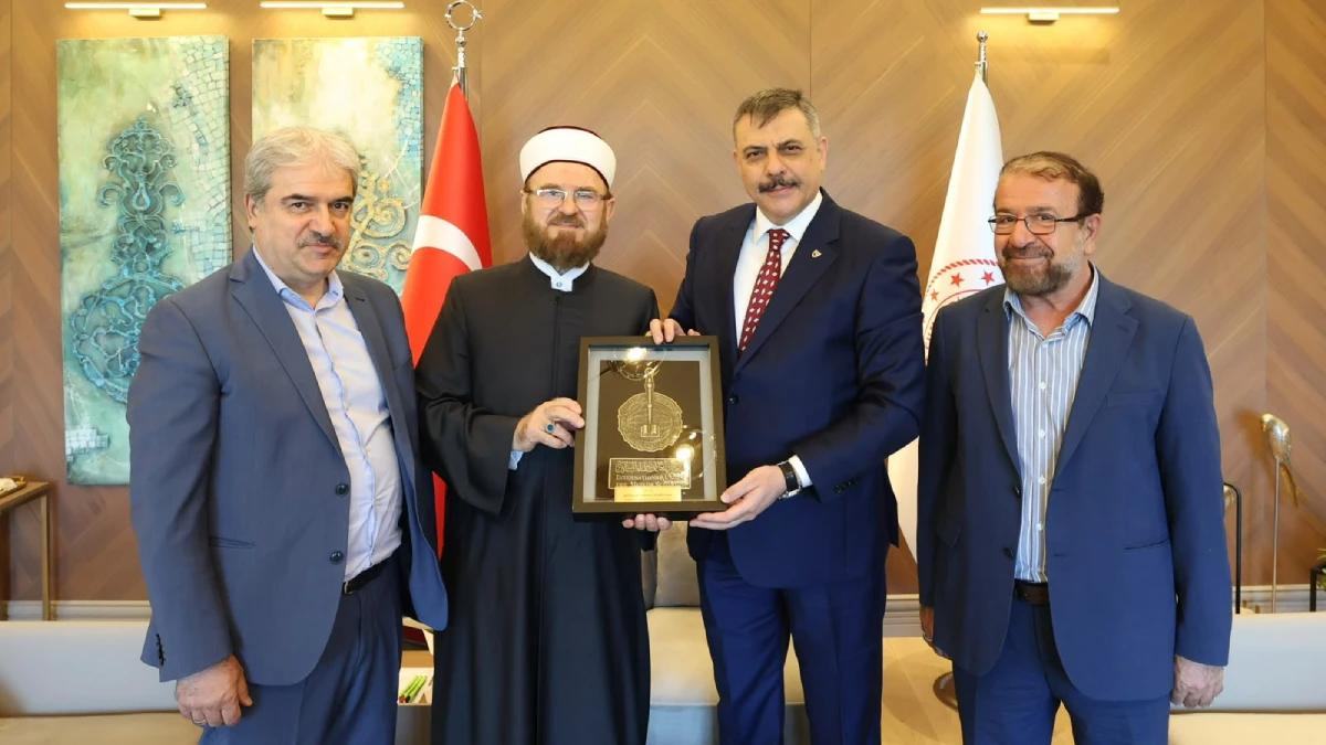 İçişleri Bakanı Çiftçi, Dünya Müslüman Alimler Birliği heyetini misafir etti