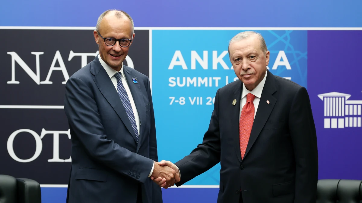 Erdoğan, NATO Zirvesi’nde Almanya Başbakanı Merz ile görüştü