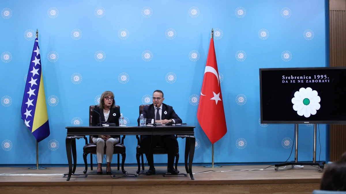 Dışişleri Bakanlığı’nda Srebrenitsa Soykırımı anma etkinliği düzenlendi