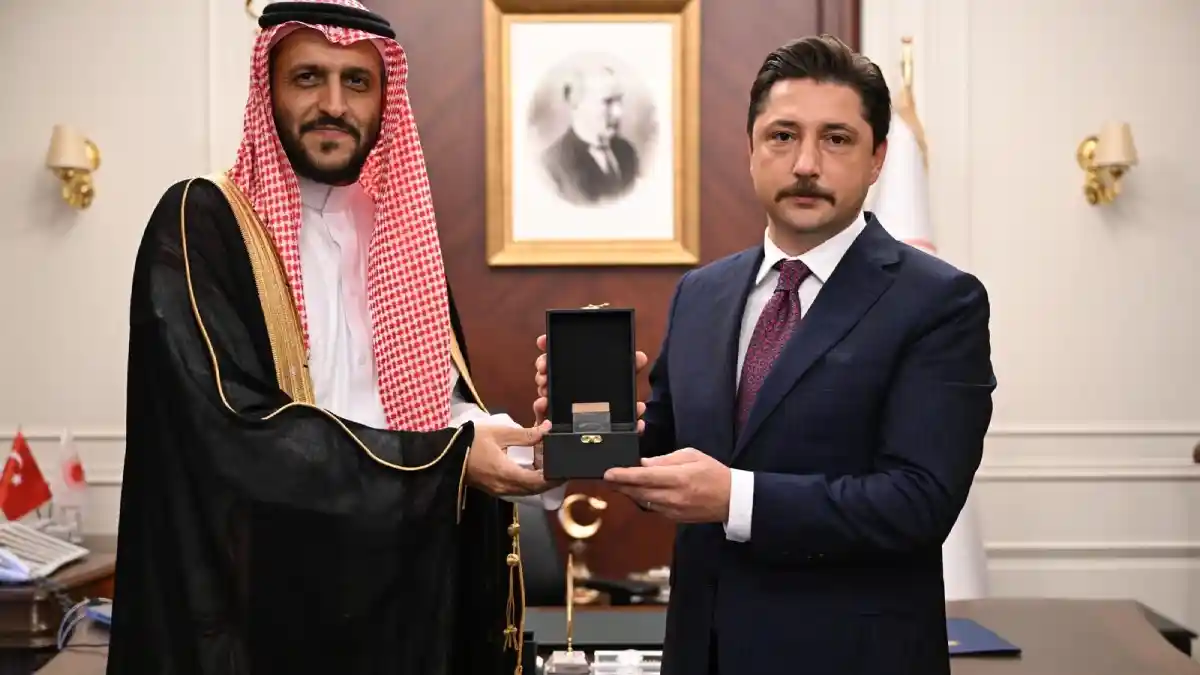 Adalet Bakan Yardımcısı Burak Ceyhan, Suudi Arabistan heyetini ağırladı