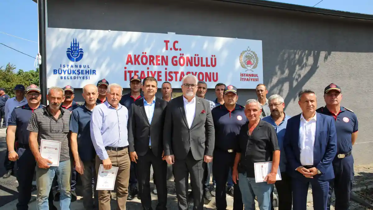 Silivri Akören Gönüllü İtfaiye İstasyonu hizmete açıldı