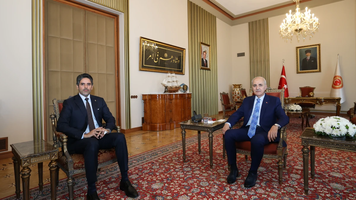 TBMM Başkanı Kurtulmuş Katar Büyükelçisi Al-Henzab'ı kabul etti