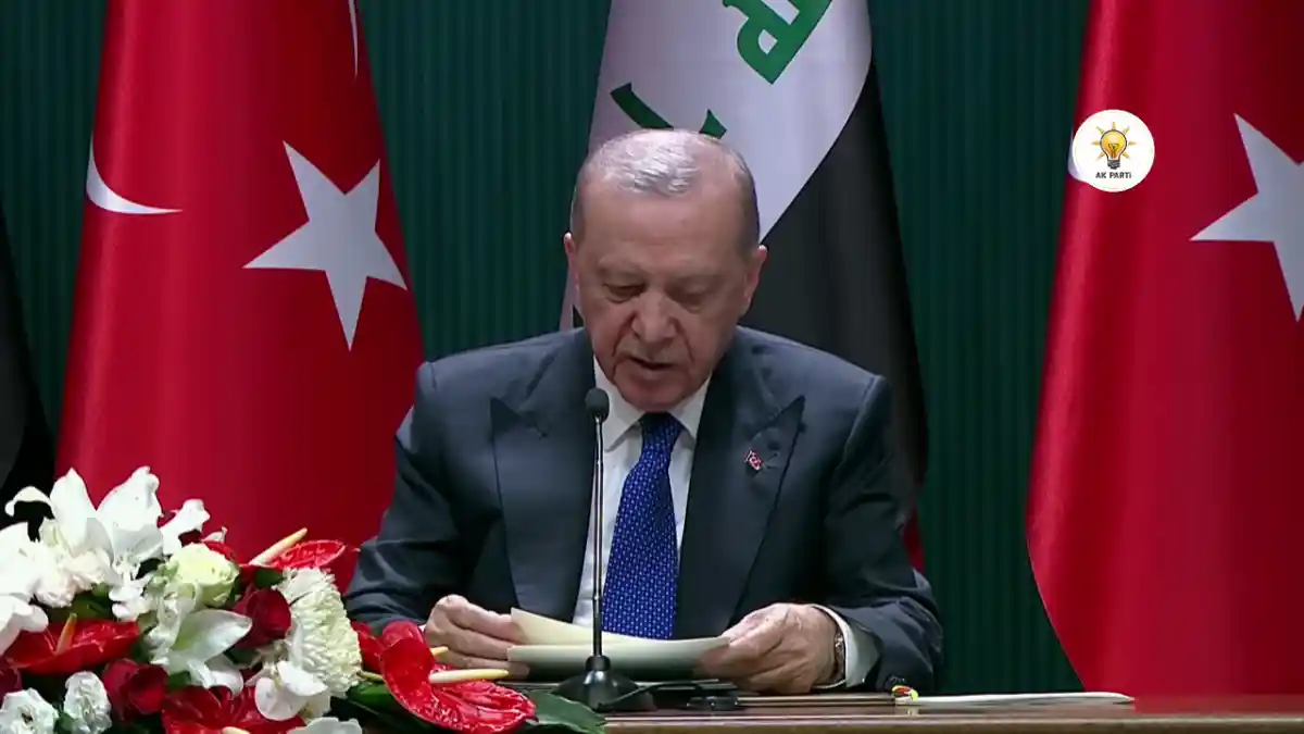 Cumhurbaşkanı Erdoğan ve Irak Başbakanı Zeydi'den Ortak Basın Toplantısı