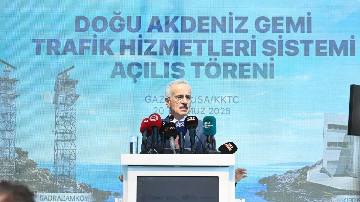 Doğu Akdeniz Gemi Trafik Hizmetleri Sistemi hizmete girdi