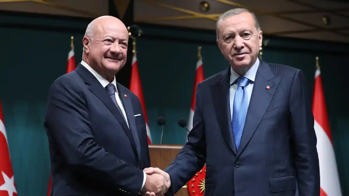Cumhurbaşkanı Erdoğan Avusturya Şansölyesi Stocker'i Ankara'da ağırladı