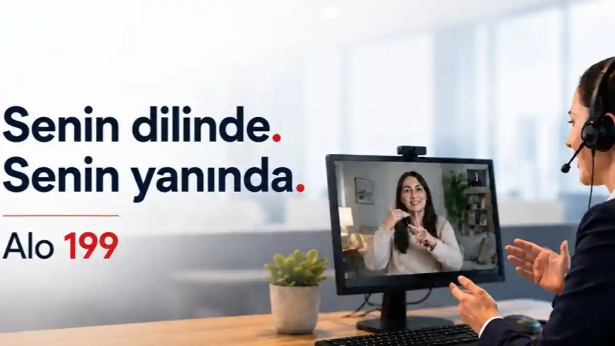 Kamu hizmetlerinde engelsiz dönem: ALO 199'dan görüntülü işaret dili hizmeti