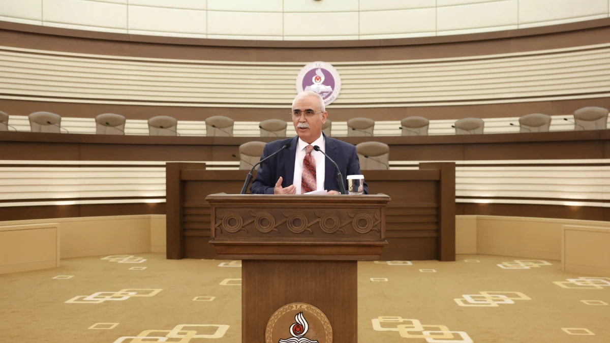 AYM Başkanı Kadir Özkaya 111. Dönem kaymakam adaylarıyla buluştu