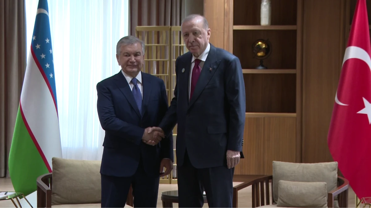 Cumhurbaşkanı Erdoğan, Özbekistan Cumhurbaşkanı Mirziyoyev ile telefonda görüştü