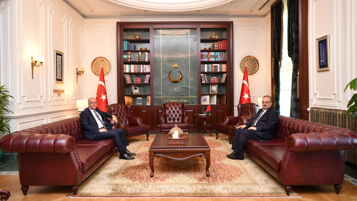 Ankara Valiliği’nde kabul: Şinasi Toğrol, Vali Canbolat ile görüştü