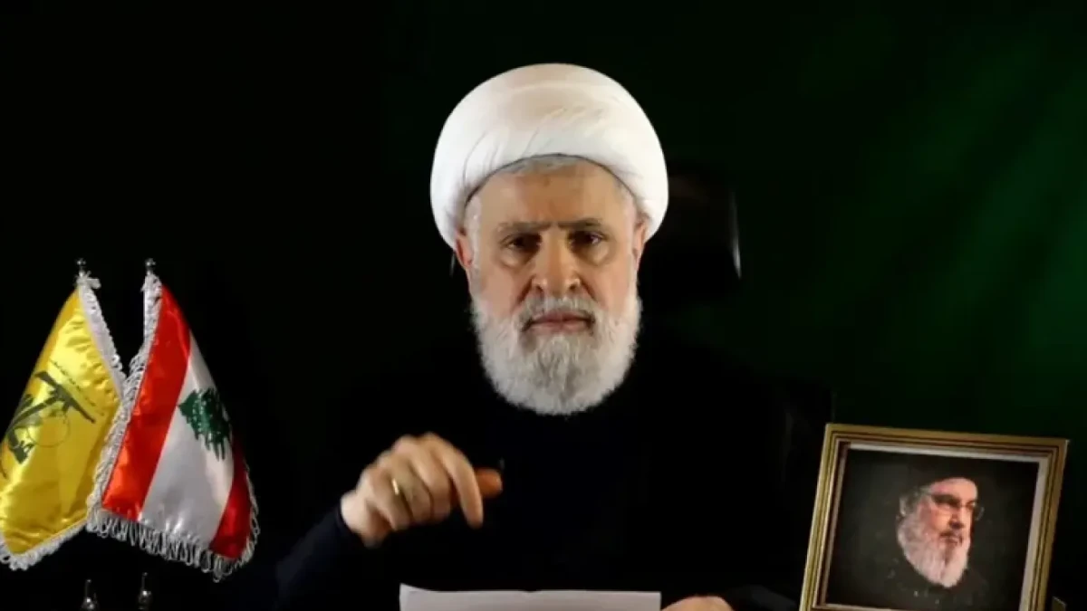 Hizbullah lideri Kasım'dan İsrail'e çağrı: "Tek çıkış yolu net bir takvimle çekilmek"