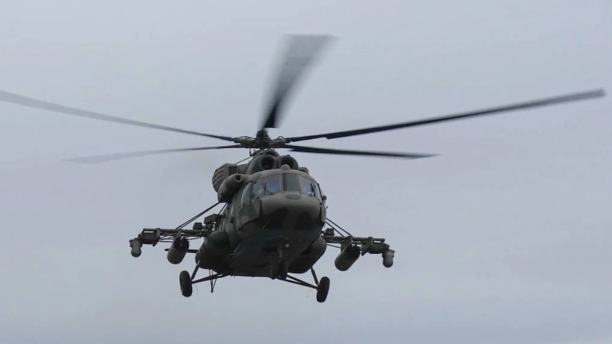 Ukrayna’ya ait Mi-8 helikopteri Poltava’da düştü: 4 asker hayatını kaybetti