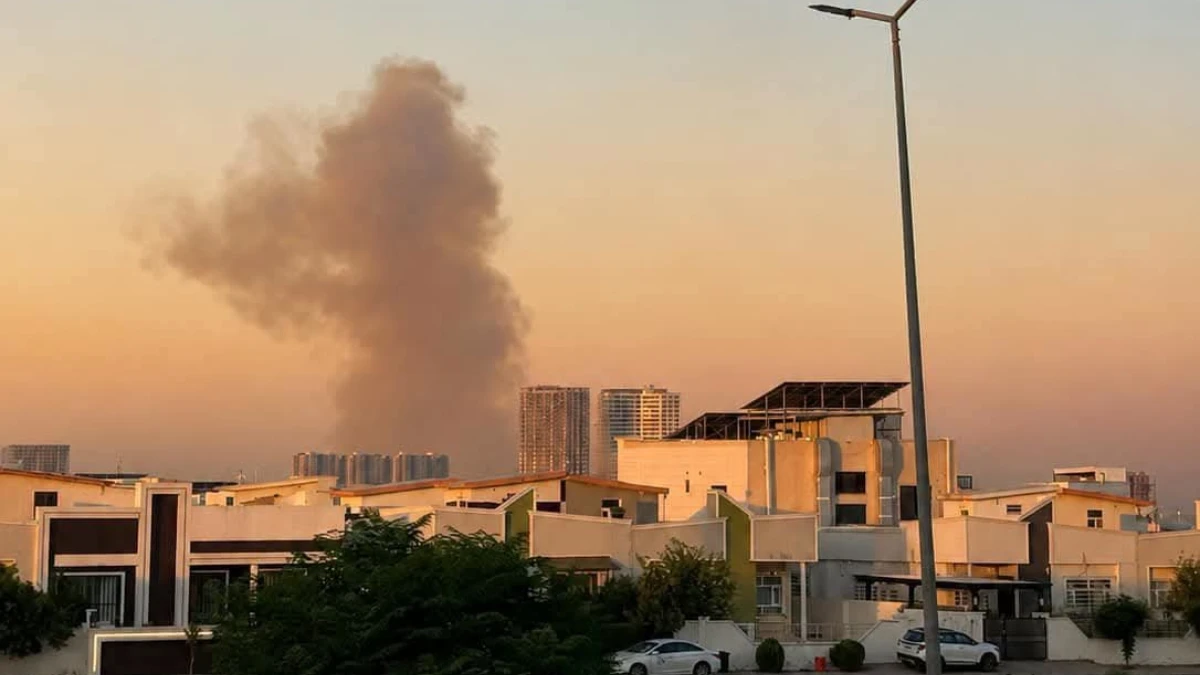Irak'ın Süleymaniye kentinde patlama sesleri duyuldu