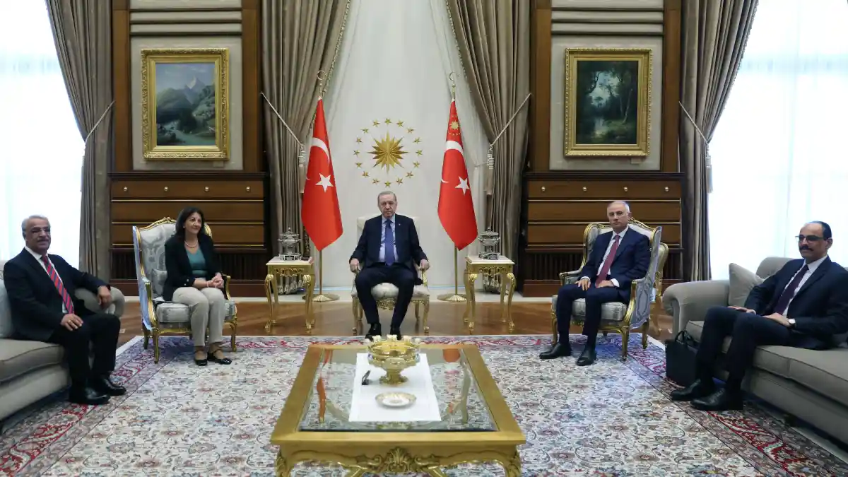 Cumhurbaşkanı Erdoğan, DEM Parti heyetini kabul etti