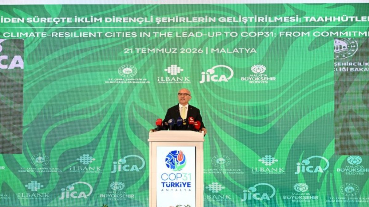 Malatya'da COP31 hazırlık toplantısı: İklime dirençli şehirler konuşuldu
