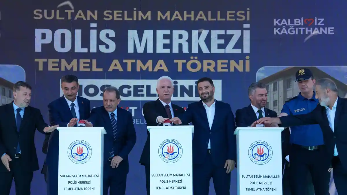 Kağıthane’ye yeni polis merkezi: Sultan Selim Mahallesi'nde temel atıldı