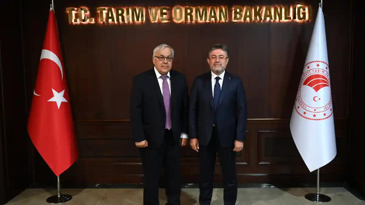 Bakan İbrahim Yumaklı, Rusya Ankara Büyükelçisi Sergey V. Vershinin ile görüştü