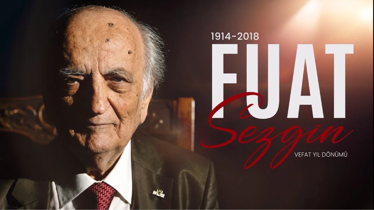 İletişim Başkanı Duran, Prof. Dr. Fuat Sezgin’i vefatının 8. yılında andı
