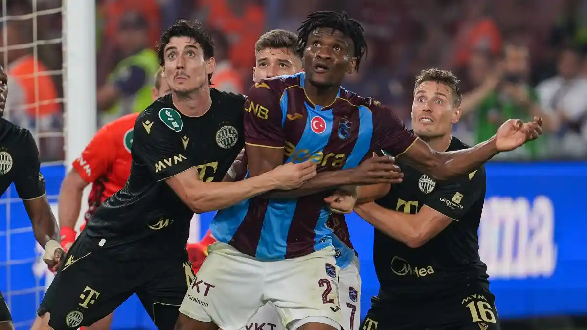 Trabzonspor evinde avantaj kaybetti: Ferencvaros'a 1-0 mağlup oldu