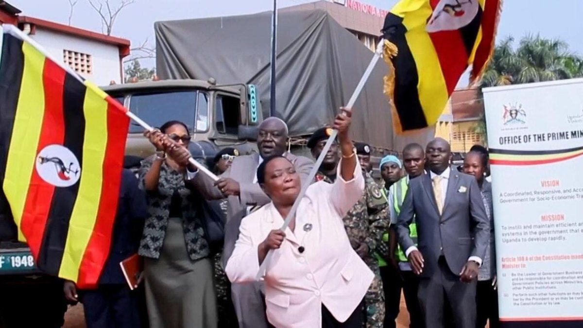 Uganda'dan kuraklık bölgesine acil gıda yardımı