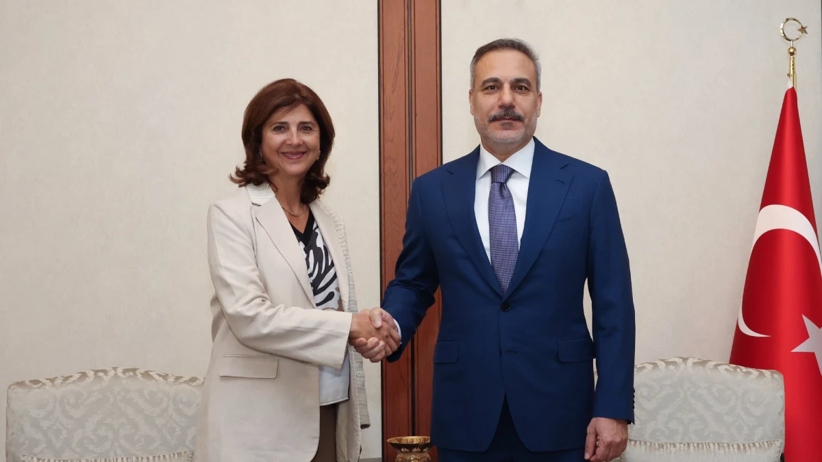 Dışişleri Bakanı Hakan Fidan, BM Kıbrıs Temsilcisi Holguin ile Ankara'da görüştü