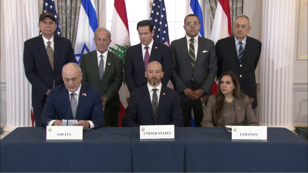 Washington’da üçlü imza: İsrail-Lübnan uzlaşısı için çerçeve anlaşma imzalandı