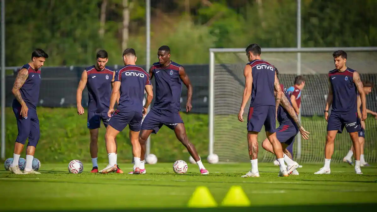 Trabzonspor akşam antrenmanını Schladming'de tamamladı