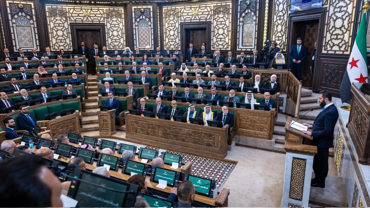 Şam’da yeni dönem: Şara, Halk Meclisi’nden hukukun üstünlüğü ve diyalog istedi