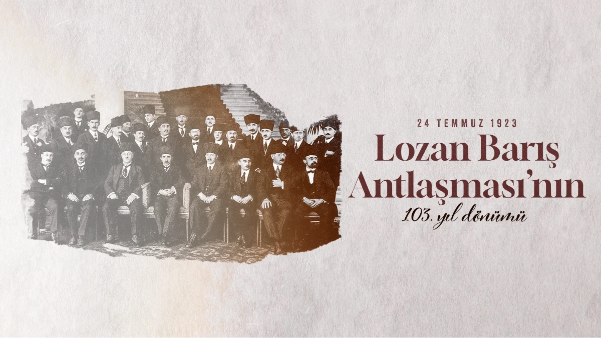 TBMM Başkanı Numan Kurtulmuş'tan Lozan Barış Antlaşması mesajı