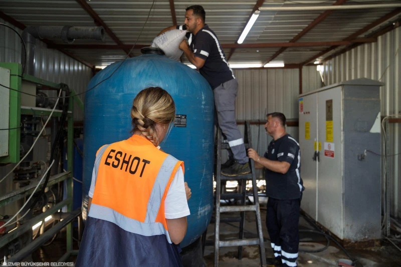 Tesiste günlük yaklaşık 10 ton gri su arıtılarak yeniden kullanıma kazandırılıyor.