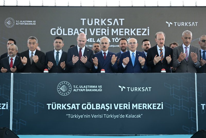Türksat Gölbaşı Veri Merkezi projesinde temel atma aşamasına geçildi.