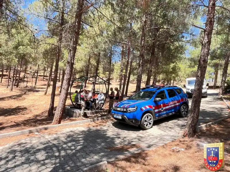 Ormanlık alanlarda ateş yakma yasağı hatırlatıldı