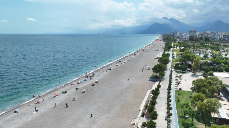 Drone ile gerçekleştirilen havadan kontrolle.