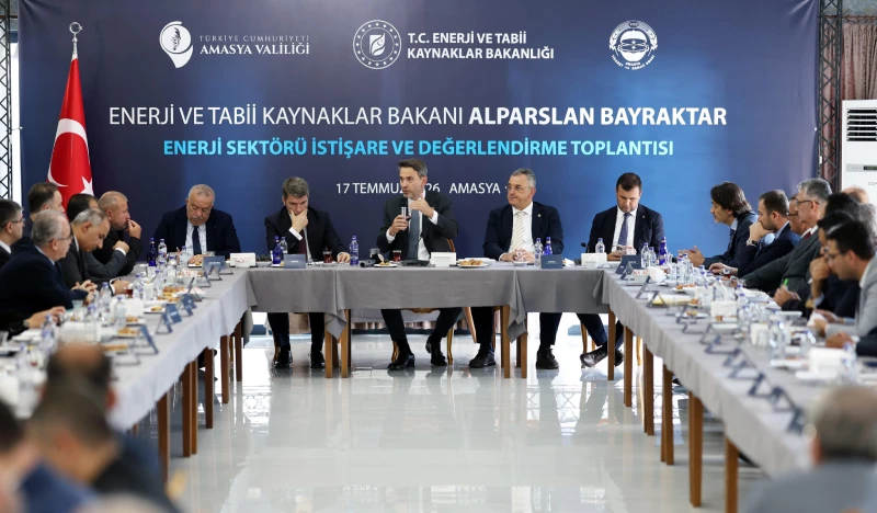 Amasya’da düzenlenen Enerji Sektörü İstişare ve Değerlendirme Toplantısı