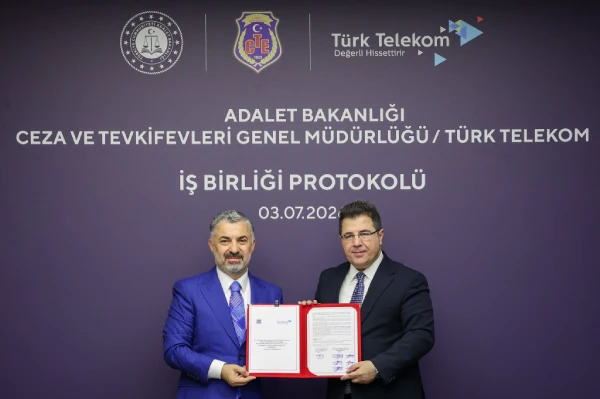 Ebubekir Şahin, Adalet Bakanlığı Ceza ve Tevkifevleri Genel Müdürü Çelebi Yılmaz ile yeni bir iş birliği protokolü imzaladı.
