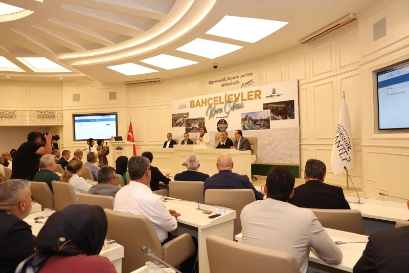Bahçelievler Projesi’nin ilk kura çekimi noter huzurunda gerçekleştirildi.