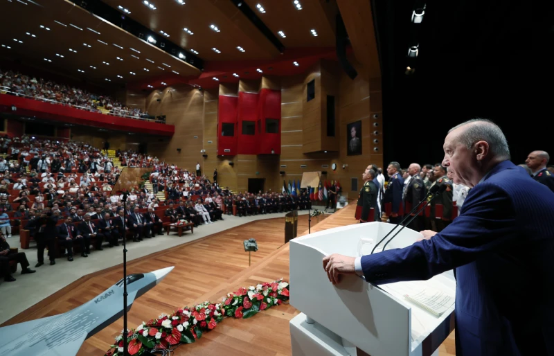 Cumhurbaşkanı Recep Tayyip Erdoğan, MSÜ Kurmay Subaylar Mezuniyet Töreni’nde