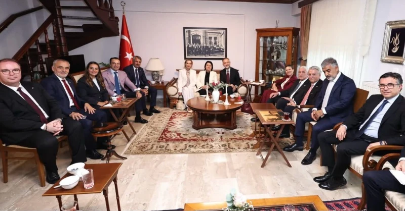 Batı Trakya Türk Azınlığı Danışma Kurulu ve Sadık Ahmet ailesine ziyaret.