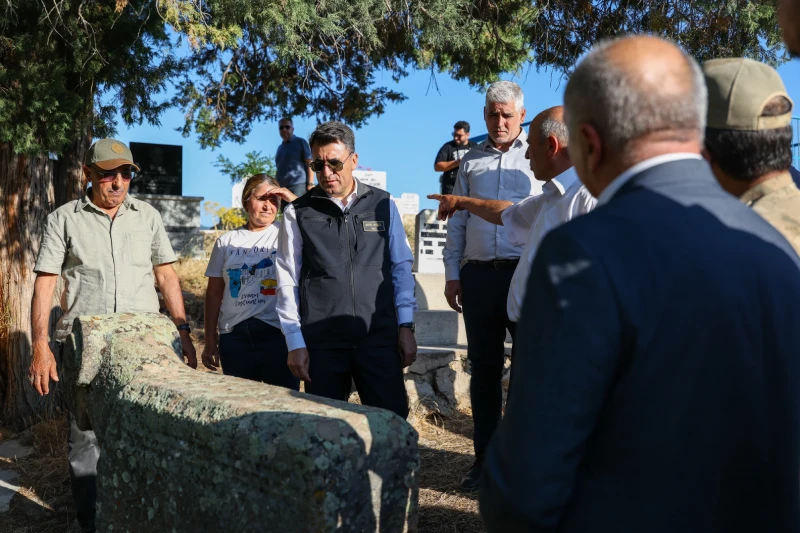 Akkoyunlu döneminin izlerini taşıyan anıtsal koç figürlü mezar taşları
